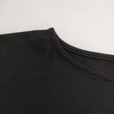 MARGARET HOWELL 578-2168007 DENSE COTTON JERSEY コットン 半袖Ｔシャツ カットソー 22SS ブラック レディース マーガレットハウエル【中古】5-0517S∞