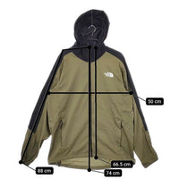 THE NORTH FACE NP72184 エニータイムウィンドフーディ XL PERTEX ナイロン ジャケット カーキ メンズ ザノースフェイス【中古】5-0503M∞