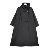 KAPOK KNOT 二階堂ふみコラボ アニマルフリーダウン Animal Free Down SCARF-Unisex 定価88000円 ダウンコート ブラック ユニセックス カポックノット【中古】5-1024A◆