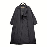 KAPOK KNOT 二階堂ふみコラボ アニマルフリーダウン Animal Free Down SCARF-Unisex 定価88000円 ダウンコート ブラック ユニセックス カポックノット【中古】5-1024A◆