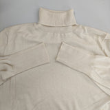 JOURNAL STANDARD LUXE 23080440000130 C/Si/Caテンジク タートルネックプルオーバー シルクカシミヤ混 セーター ニット 23AW オフホワイト レディース ジャーナルスタンダード ラックス【中古】5-0928T△