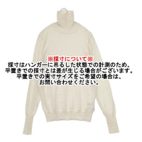 JOURNAL STANDARD LUXE 23080440000130 C/Si/Caテンジク タートルネックプルオーバー シルクカシミヤ混 セーター ニット 23AW オフホワイト レディース ジャーナルスタンダード ラックス【中古】5-0928T△
