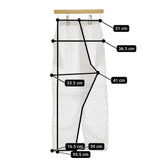 GALLEGO DESPORTES 9324 dot twill ドットツイル エラスティックパンツ S ホワイト ライトブルー レディース ギャレゴ デスポート【中古】5-0408M♪