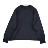 MHL. 595-1263505 FELTED ROUGH WOOL セーター ニット ネイビー レディース エムエイチエル【中古】5-1002T∞