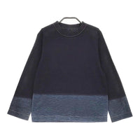 45R/45rpm 漣の四角Tシャツ（再び インディゴ）45周年 カットソー ネイビー レディース フォーティーファイブアールピーエム【中古】5-0328M♪