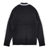 TOMORROWLAND tricot ウールモヘヤ セーター ニット ブラック ブルー レディース トゥモローランド【中古】5-1002T∞