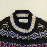 TOMORROWLAND tricot ウールモヘヤ セーター ニット ブラック ブルー レディース トゥモローランド【中古】5-1002T∞