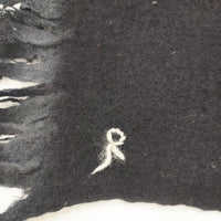 45R/45rpm フリンジマフラー ストール ストール ブラック レディース フォーティーファイブアールピーエム【中古】5-0925T◎