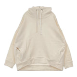 TANG ミニ裏毛裏起毛パーカ 定価13750円 2225007 パーカー アイボリー レディース タング【中古】5-1115T∞