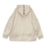 TANG ミニ裏毛裏起毛パーカ 定価13750円 2225007 パーカー アイボリー レディース タング【中古】5-1115T∞