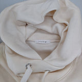 TANG ミニ裏毛裏起毛パーカ 定価13750円 2225007 パーカー アイボリー レディース タング【中古】5-1115T∞