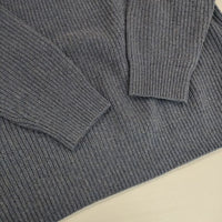 Heart Market ウールナイロン リブ セーター ニット インディゴブルー レディース ハートマーケット【中古】5-1002T∞