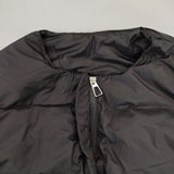 Heart Market 変形 ショート丈 ナイロン ダウンベスト ブラック レディース ハートマーケット【中古】5-1115T∞