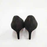 FABIO RUSCONI スウェードパンプス ヒール サイズ36 パンプス ブラック レディース ファビオルスコーニ【中古】5-1203G◎