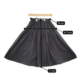 TRECODE トレコード MI-MOLLET 神戸・山の手スカート ポリエステル スカート ブラック レディース【中古】5-0509M♪