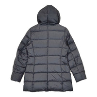 23区 洗える＆弱撥水 シレータフタ フーデッドダウンコート ミドル丈 定価30250円 サイズ38 ダウンコート ネイビー レディース 23区【中古】5-1012A◆