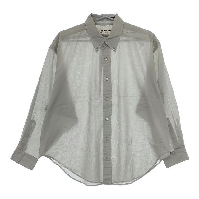 Shinzone SHEER DADDY SHIRT 定価18700円 24MMSBL09 シアー 長袖