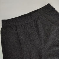 evam eva wool pants 定価24600円 E213K041 ウール ニット パンツ チャコールグレー レディース エヴァムエヴァ【中古】5-1002T∞