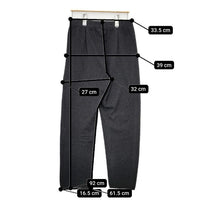 evam eva wool pants 定価24600円 E213K041 ウール ニット パンツ チャコールグレー レディース エヴァムエヴァ【中古】5-1002T∞