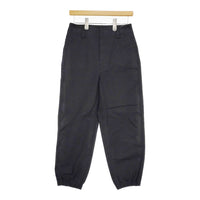 MHL. 595-3243501 サイズ1 ORGANIC COTTON GABARDINE パンツ 23AW ブラック レディース エムエイチエル【中古】5-0509M♪