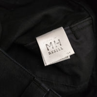 MHL. 595-3243501 サイズ1 ORGANIC COTTON GABARDINE パンツ 23AW ブラック レディース エムエイチエル【中古】5-0509M♪