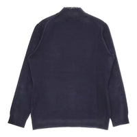 Brooks Brothers コットンナイロンニット 肩ボタン サイズM ニット ネイビー レディース ブルックスブラザーズ【中古】5-0509M♪