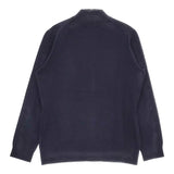 Brooks Brothers コットンナイロンニット 肩ボタン サイズM ニット ネイビー レディース ブルックスブラザーズ【中古】5-0509M♪