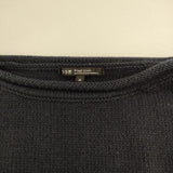 23区 ロールカラー マリンボーダー セーター ニット ホワイト　ネイビー レディース 23区【中古】5-0601M∞