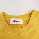 Oblada オブラダ FADE ROBINSWEAT 定価26180円 F2410CU16 クルーネック スウェット イエロー レディース【中古】5-0328M♪