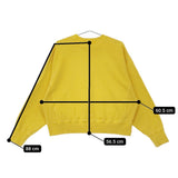 Oblada オブラダ FADE ROBINSWEAT 定価26180円 F2410CU16 クルーネック スウェット イエロー レディース【中古】5-0328M♪