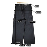 BEAMS/Champion 別注 スウェット カーゴパンツ REVERSE WEAVE定価17050円 C8-Y222 パンツ ブラック メンズ ビームス/チャンピオン【中古】5-1101T∞