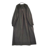 nicholson and nicholson DRACENA サイズ38 コットン ギャザー ワンピース ブラック レディース ニコルソンアンドニコルソン【中古】5-0509M♪