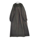 nicholson and nicholson DRACENA サイズ38 コットン ギャザー ワンピース ブラック レディース ニコルソンアンドニコルソン【中古】5-0509M♪