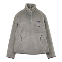 patagonia リツールスナップTフリースプルオーバージャケット 25441 サイズS ブルゾン グレー レディース パタゴニア【中古】5-1008T♪