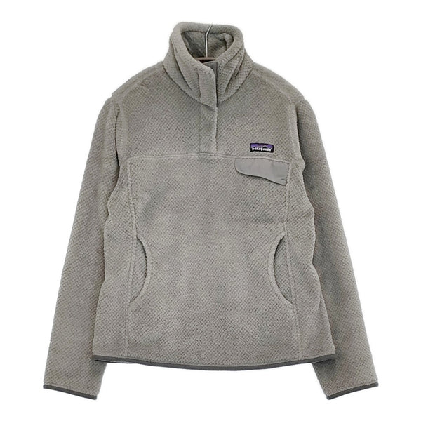 patagonia リツールスナップTフリースプルオーバージャケット 25441 サイズS ブルゾン グレー レディース パタゴニア【中古】5-1008T♪
