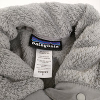 patagonia リツールスナップTフリースプルオーバージャケット 25441 サイズS ブルゾン グレー レディース パタゴニア【中古】5-1008T♪