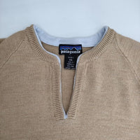 patagonia ウール キーネック 51245 セーター ニット ベージュ レディース パタゴニア【中古】5-1002T∞