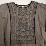 Kelen エンブロイダリー デザインプルオーバーワンピース YERY 定価18920円 LKL22FOP6 ワンピース グレージュ レディース ケレン【中古】5-0509M♪