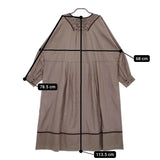 Kelen エンブロイダリー デザインプルオーバーワンピース YERY 定価18920円 LKL22FOP6 ワンピース グレージュ レディース ケレン【中古】5-0509M♪