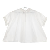 休日と詩 ハニーアップルブラウス portom23051 半袖 ブラウス シャツ ホワイト レディース 休日と詩【中古】5-0612S∞