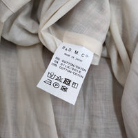 R&D.M.Co- コットンシルク タータンチェック ギャザー スカート レッド レディース オールドマンズテーラー【中古】5-0328M♪