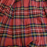 R&D.M.Co- コットンシルク タータンチェック ギャザー スカート レッド レディース オールドマンズテーラー【中古】5-0328M♪