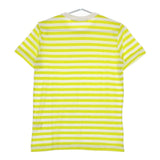R&D.M.Co- ボーダー コットン L 半袖Ｔシャツ カットソー イエロー ホワイト レディース オールドマンズテーラー【中古】5-0612S∞