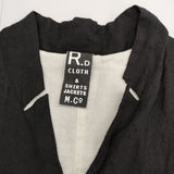 R&D.M.Co- リネン ノースリーブドレス ベルト付き ワンピース ブラック レディース オールドマンズテーラー【中古】5-0604S∞