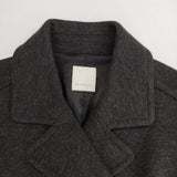 Brahmin スウェット ジャケット ピーコート チャコールグレー レディース ブラーミン【中古】5-1019T∞