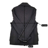 Brahmin スウェット ジャケット ピーコート チャコールグレー レディース ブラーミン【中古】5-1019T∞