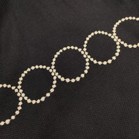 mina perhonen tambourine ss3105 ノースリーブドレス 刺繍 ワンピース ネイビー レディース ミナペルホネン【中古】5-0604S∞