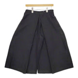 mina perhonen lune コットンシルク ワイドパンツ ガウチョ ts4321 パンツ ブラック レディース ミナペルホネン【中古】5-0412M△