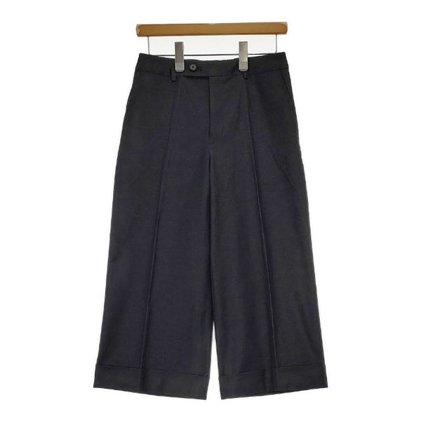 J.PRESS 新品 洗える 吸水速乾 コットン麻シェルドライ クロップド パンツ 定価20900円 パンツ チャコールグレー レディース ジェイプレス【中古】5-0601M∞