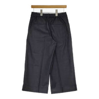 J.PRESS 新品 洗える 吸水速乾 コットン麻シェルドライ クロップド パンツ 定価20900円 パンツ チャコールグレー レディース ジェイプレス【中古】5-0601M∞